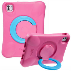 PEPKOO For iPad Pro 11 (2024) Shockproof Tablet Case 360-Degree Rotatable PC Kickstand EVA Protective Cover