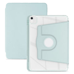 Étui pour tablette iPad Air 13 (2025) / (2024) / Pro 12.9 (2022) / (2021) / (2020) en cuir PU, coque transparente rotative, fonction veille/réveil automatique 