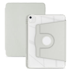 Étui pour tablette iPad Air 13 (2025) / (2024) / Pro 12.9 (2022) / (2021) / (2020) en cuir PU, coque transparente rotative, fonction veille/réveil automatique 