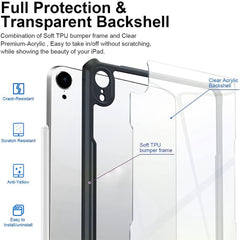 XUNDD For iPad mini (2024) / mini (2021) Shockproof  Slim Case TPU Frame Tablet Cover Air Cushion Protective Case