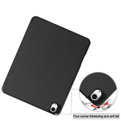For iPad Air 13 (2025) / (2024) Stand Case Shock-Absorbent Leather Tablet Cover with Pen Slot