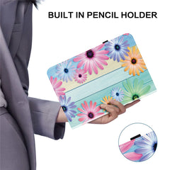 Leather Case For iPad Air 13 (2025)  /  (2024)  /  Pro 12.9 (2022)  /  (2021)  /  (2020) Pattern Printed Tablet Cover with Card Slots
