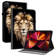 Leather Case For iPad Air 13 (2025)  /  (2024)  /  Pro 12.9 (2022)  /  (2021)  /  (2020) Pattern Printed Tablet Cover with Card Slots
