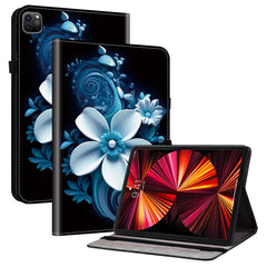 Leather Case For iPad Air 13 (2025)  /  (2024)  /  Pro 12.9 (2022)  /  (2021)  /  (2020) Pattern Printed Tablet Cover with Card Slots