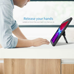 Kickstand Case for iPad Air 13 (2025) / (2024) / Pro 12.9 (2022) / (2021) / (2020) / (2018) PC + TPU Tablet Cover with PET Film / Strap
