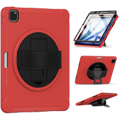Tablet Case For iPad Air 13 (2025) / (2024) / Pro 12.9 (2022) / (2021) / (2020) Rotary Kickstand Cover with Pen Slot / PET Screen Protector