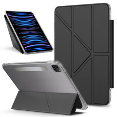 Tablet Case For iPad Pro 12.9 (2022)  /  (2021)  /  (2020) Stand Magnetic Detachable PU Leather Cover with Auto Wake  /  Sleep