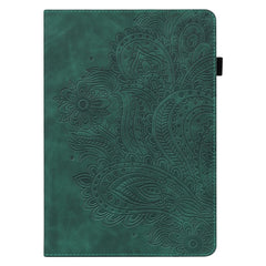 Tablet Case For iPad Air 13 (2025)  /  (2024)  /  Pro 12.9 (2022)  /  (2021)  /  (2020) Peacock Flower Pattern Card Holder Leather Cover
