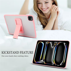 For iPad Pro 12.9 (2022) / (2021) / (2020) / (2018) Case with Kickstand TPU + PC Skin-Touch Tablet Cover