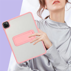 For iPad Pro 12.9 (2022) / (2021) / (2020) / (2018) Case with Kickstand TPU + PC Skin-Touch Tablet Cover