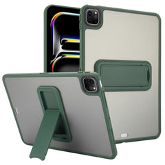 For iPad Pro 12.9 (2022) / (2021) / (2020) / (2018) Case with Kickstand TPU + PC Skin-Touch Tablet Cover