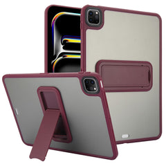 For iPad Pro 12.9 (2022) / (2021) / (2020) / (2018) Case with Kickstand TPU + PC Skin-Touch Tablet Cover