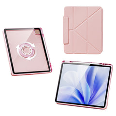 Étui pour tablette iPad Air 13 (2025) / (2024) / iPad Pro 12.9 (2022) / (2021) / (2020) / (2018), support magnétique amovible avec fonction veille/réveil automatique 