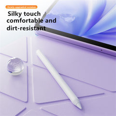 Étui pour tablette iPad Air 13 (2025) / (2024) / iPad Pro 12.9 (2022) / (2021) / (2020) / (2018), support magnétique amovible avec fonction veille/réveil automatique 