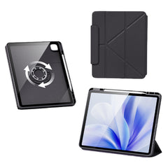 Étui pour tablette iPad Air 13 (2025) / (2024) / iPad Pro 12.9 (2022) / (2021) / (2020) / (2018), support magnétique amovible avec fonction veille/réveil automatique 