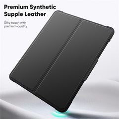 Tablet Case for iPad Air 13 (2025) / (2024) / Pro 12.9 (2022) / (2021) / (2020) / (2018) Detachable PC + TPU + PU Leather Flip Cover