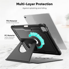 Tablet Case for iPad Air 13 (2025) / (2024) / Pro 12.9 (2022) / (2021) / (2020) / (2018) Detachable PC + TPU + PU Leather Flip Cover
