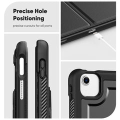 Tablet Case for iPad Air 13 (2025) / (2024) / Pro 12.9 (2022) / (2021) / (2020) / (2018) Detachable PC + TPU + PU Leather Flip Cover