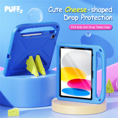 Für iPad (2025) / iPad 10.9 (2022) Tablet-Hülle mit Ständer DUX DUCIS Puff Series EVA Kids Stoßfeste Abdeckung 