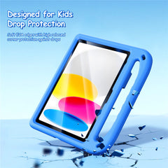 Für iPad (2025) / iPad 10.9 (2022) Tablet-Hülle mit Ständer DUX DUCIS Puff Series EVA Kids Stoßfeste Abdeckung 