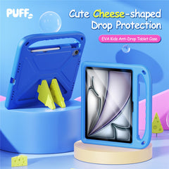For iPad Air 11 (2025) / iPad Air 11 (2024) / Pro 11 (2024) Tablet Case with Kickstand DUX DUCIS Puff Series EVA Kids Shockproof Cover