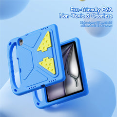 For iPad Air 11 (2025) / iPad Air 11 (2024) / Pro 11 (2024) Tablet Case with Kickstand DUX DUCIS Puff Series EVA Kids Shockproof Cover