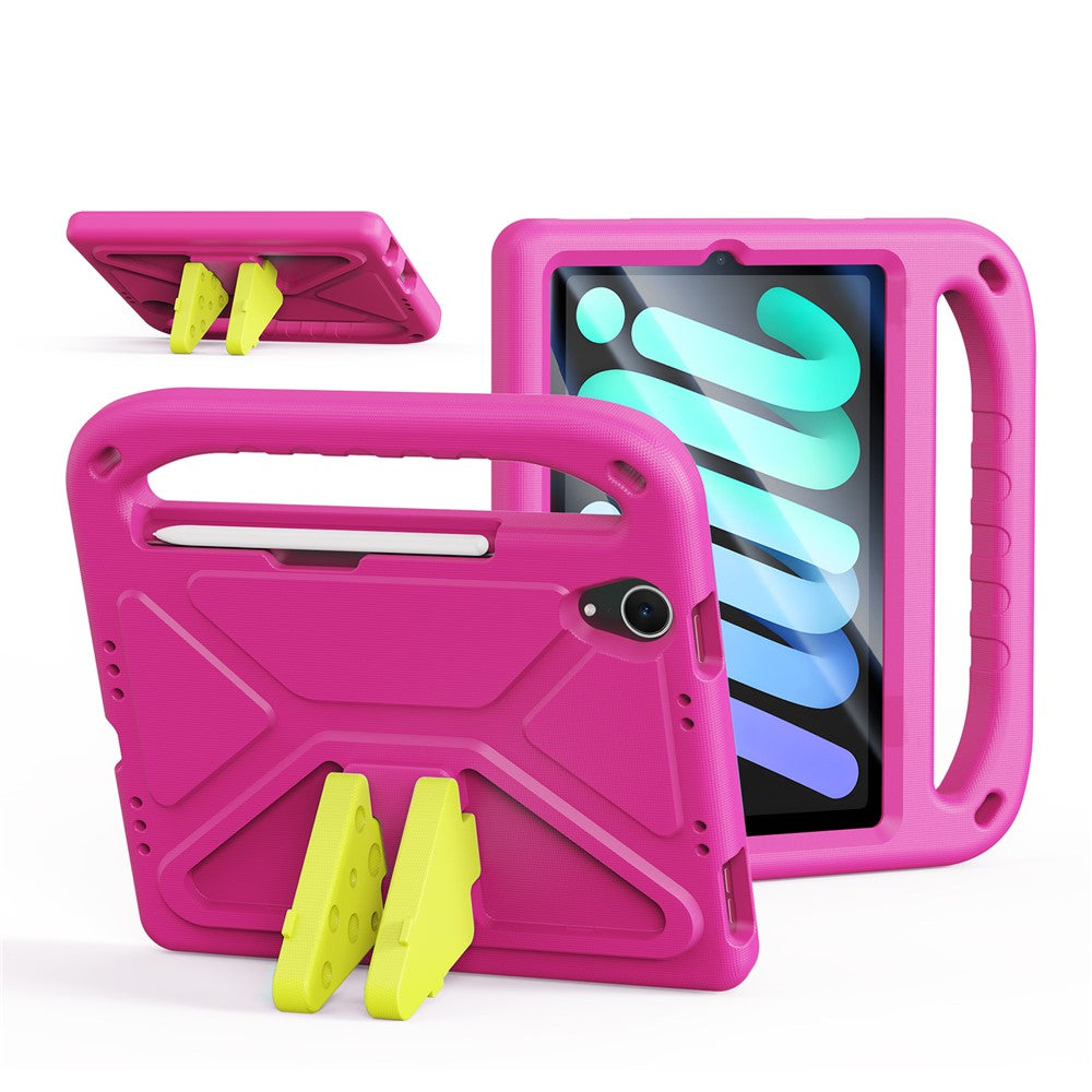For iPad mini (2021) / iPad mini (2024) Tablet Case with Kickstand DUX DUCIS Puff Series EVA Kids Shockproof Cover