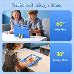 For iPad 10.2 (2020) / iPad 10.2 (2019) / iPad 10.2 (2021) Tablet Case with Kickstand DUX DUCIS Puff Series EVA Kids Shockproof Cover
