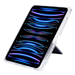 Tablet Case For iPad Pro 12.9 (2022) / (2021) / (2020) / (2018) , Stand Pattern Print Leather + Clear Acrylic Cover with Pencil Holder