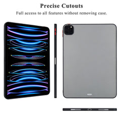 Tablet Case For iPad Pro 12.9 (2022)  /  (2021)  /  (2020)  /  (2018) Skin Touch Matte Acrylic TPU Shockproof Cover