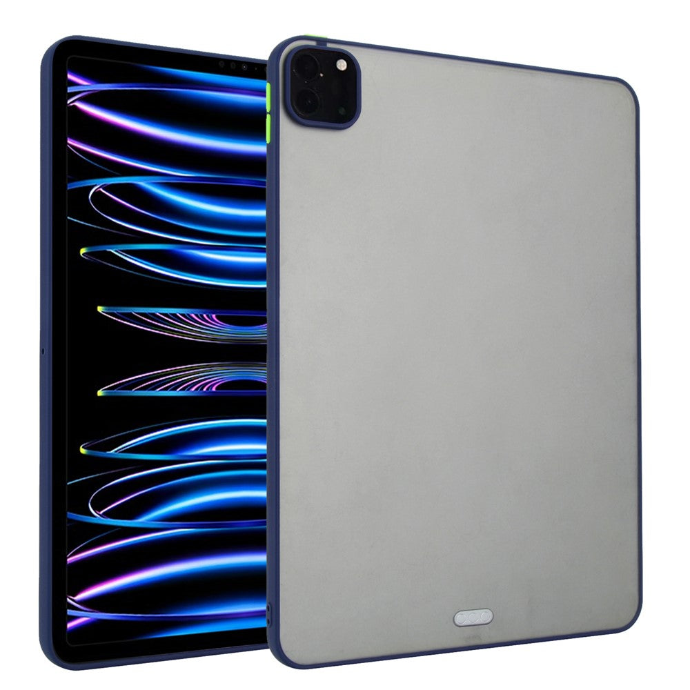 Tablet Case For iPad Pro 12.9 (2022)  /  (2021)  /  (2020)  /  (2018) Skin Touch Matte Acrylic TPU Shockproof Cover