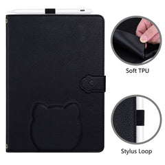 Wallet Case for iPad Air 13 (2025) / (2024) / iPad Pro 12.9 (2021) / (2020) 3D Effect Cat Pattern Leather Stand Table Cover