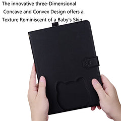 Wallet Case for iPad Air 13 (2025) / (2024) / iPad Pro 12.9 (2021) / (2020) 3D Effect Cat Pattern Leather Stand Table Cover