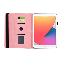 Tablet Case For iPad 10.2 (2020) / (2019) / Air 10.5 inch (2019) / Pro 10.5-inch (2017) Rotating Stand Building Block Imprinted Leather Cover
