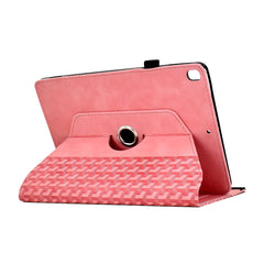 Tablet Case For iPad 10.2 (2020) / (2019) / Air 10.5 inch (2019) / Pro 10.5-inch (2017) Rotating Stand Building Block Imprinted Leather Cover