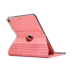 Tablet Case For iPad 10.2 (2020) / (2019) / Air 10.5 inch (2019) / Pro 10.5-inch (2017) Rotating Stand Building Block Imprinted Leather Cover