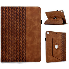 Tablet Case For iPad 10.2 (2020) / (2019) / Air 10.5 inch (2019) / Pro 10.5-inch (2017) Rotating Stand Building Block Imprinted Leather Cover