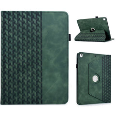 Tablet Case For iPad 10.2 (2020) / (2019) / Air 10.5 inch (2019) / Pro 10.5-inch (2017) Rotating Stand Building Block Imprinted Leather Cover
