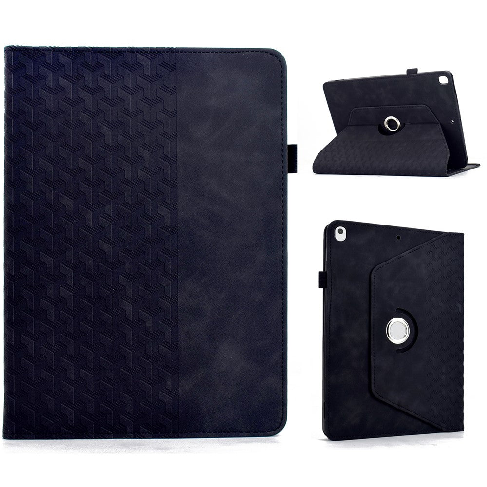 Tablet Case For iPad 10.2 (2020) / (2019) / Air 10.5 inch (2019) / Pro 10.5-inch (2017) Rotating Stand Building Block Imprinted Leather Cover