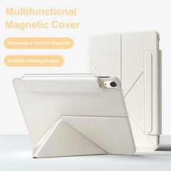 For iPad (2025) / iPad 10.9 (2022) Case Double-Sided Magnetic Closure Leather Smart Tablet Cover