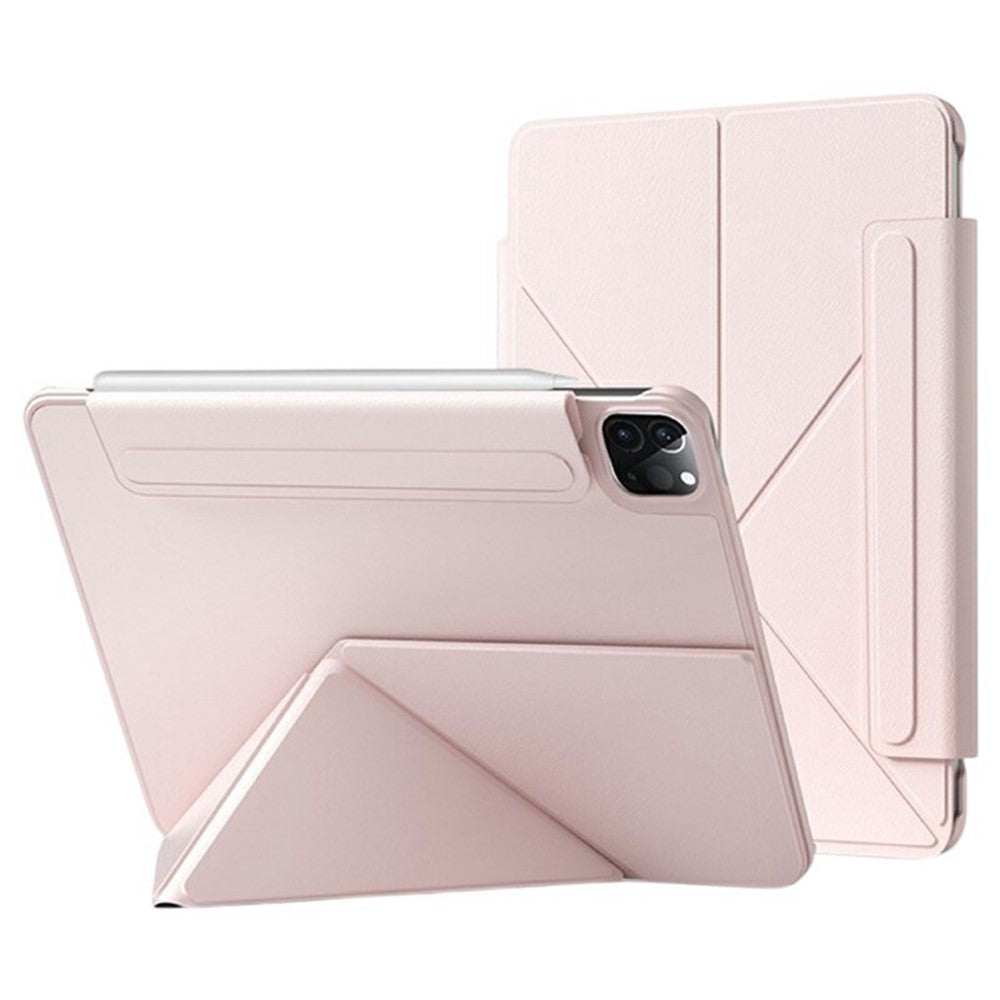 Smart Tablet Case For iPad Air 13 (2025) / (2024) / Pro 12.9 (2022) / (2021) / (2020) / (2018) , Double-Sided Magnetic Closure Leather Cover