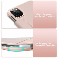 Smart Tablet Case For iPad Air 13 (2025) / (2024) / Pro 12.9 (2022) / (2021) / (2020) / (2018) , Double-Sided Magnetic Closure Leather Cover