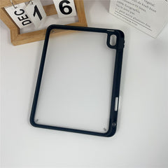 For iPad Air 11 (2025) / (2024) Case Acrylic + PC Matte Tablet Cover with Pencil Holder