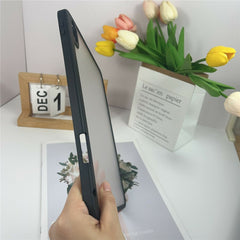 For iPad (2025) / iPad 10.9 (2022) Case Acrylic + PC Matte Tablet Cover with Pencil Holder