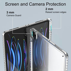 Tablet Case For iPad Air 13 (2025) / (2024) / Pro 12.9 (2022) / (2021) / (2020) / (2018) , Corner Protection Clear Acrylic + TPU Cover