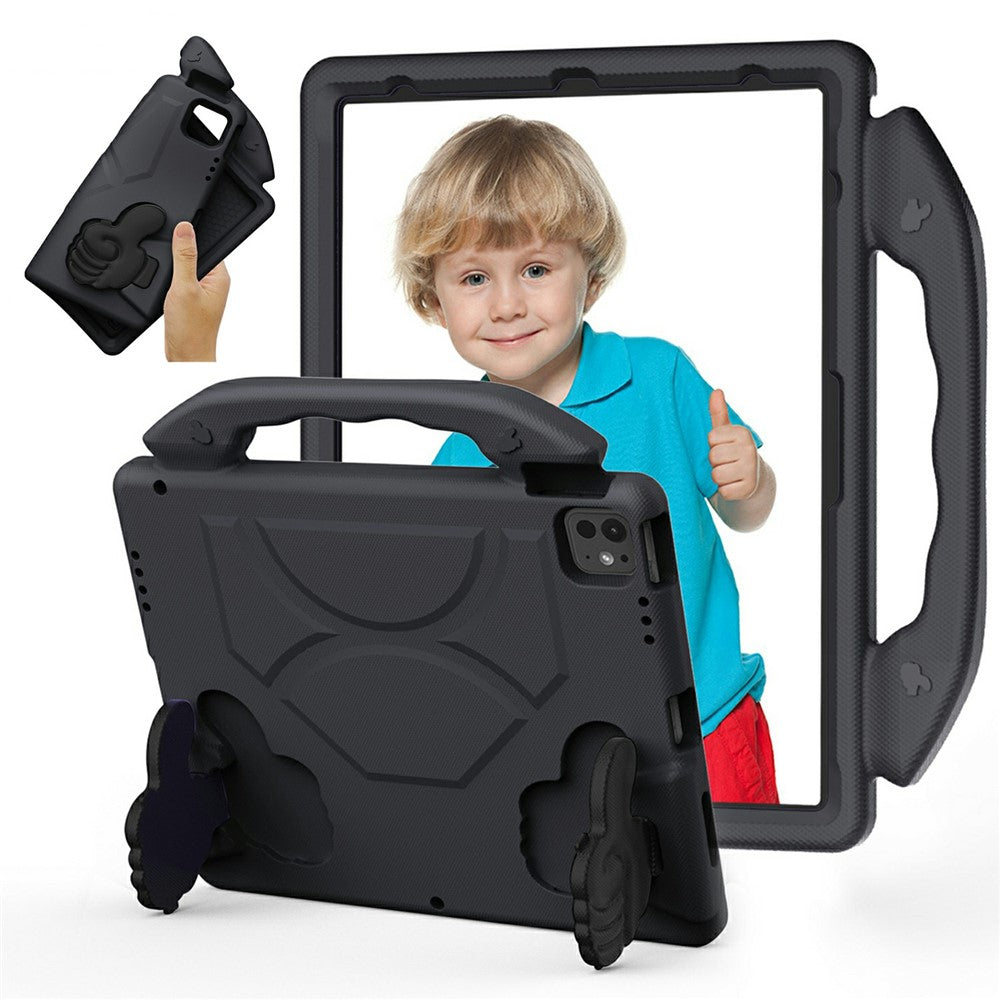 Ultraweiche Tablet-Hülle mit Daumenständer aus EVA für iPad Air 13 (2025) / (2024) / Pro 13 (2024) / Pro 12.9 (2022) / (2021) / (2020) / (2018) 