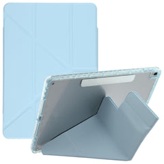 Tablet Case For iPad 10.2 (2021)  /  (2020)  /  (2019)  /  Air 10.5 inch (2019) Magnetic Dual Clasp PU TPU Acrylic Origami Stand Cover