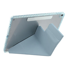 Tablet Case For iPad 10.2 (2021)  /  (2020)  /  (2019)  /  Air 10.5 inch (2019) Magnetic Dual Clasp PU TPU Acrylic Origami Stand Cover