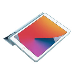 Tablet Case For iPad 10.2 (2021)  /  (2020)  /  (2019)  /  Air 10.5 inch (2019) Magnetic Dual Clasp PU TPU Acrylic Origami Stand Cover