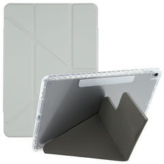 Tablet Case For iPad 10.2 (2021)  /  (2020)  /  (2019)  /  Air 10.5 inch (2019) Magnetic Dual Clasp PU TPU Acrylic Origami Stand Cover